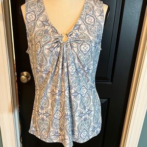 EUC Xl White House black market sleeveless blouse no stains closet clean out